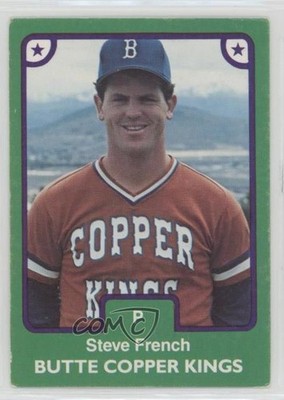 1984 TCMA Minor League Steve French #668 n3t