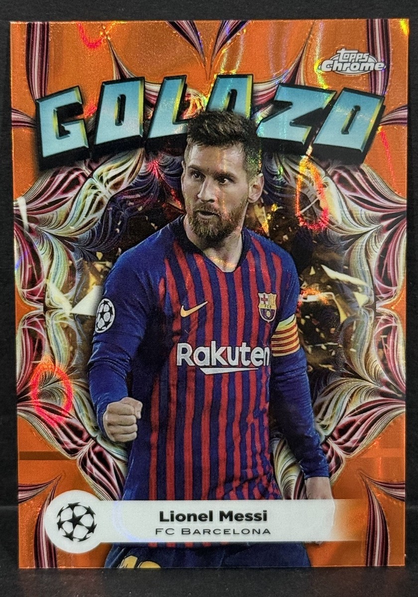 2023-24 Topps Chrome UEFA Club Competitions Lionel Messi Golazo