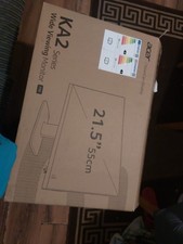 Acer K222HQL 21.5-inch 1080P LED Gaming Monitor Black, HDMI DVI VGA Compatible