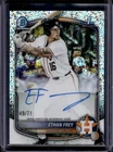 2025 Bowman Draft Ethan Frey Chrome Auto Sparkle Refractor 1st #/71 Astros