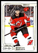 2018-19 O-Pee-Chee #329 Stefan Noesen New Jersey Devils Hockey Card