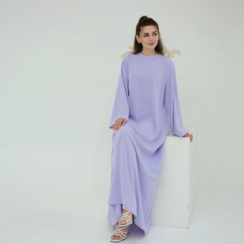 Dubai Long Dress Abaya Dubai Women Muslim Kaftan Evening Maxi Robe Evening Gown - Picture 18 of 35