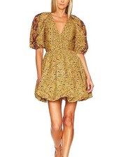 NWOT Ulla Johnson Gwen Mini Dress in Tigers Eye - size 0