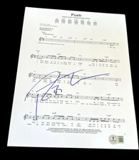 ROB THOMAS SIGNED AUTOGRAPH SHEET MUSIC PUSH MATCHBOX TWENTY BECKETT BAS E