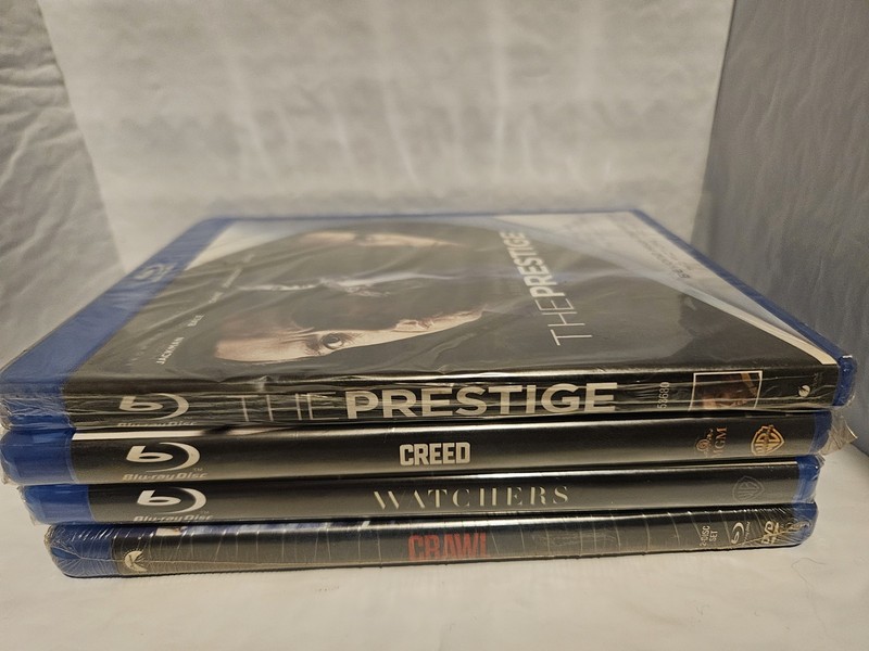 Sealed Bluray Lot The Prestige Creed Watchers Crawl 4 Titles