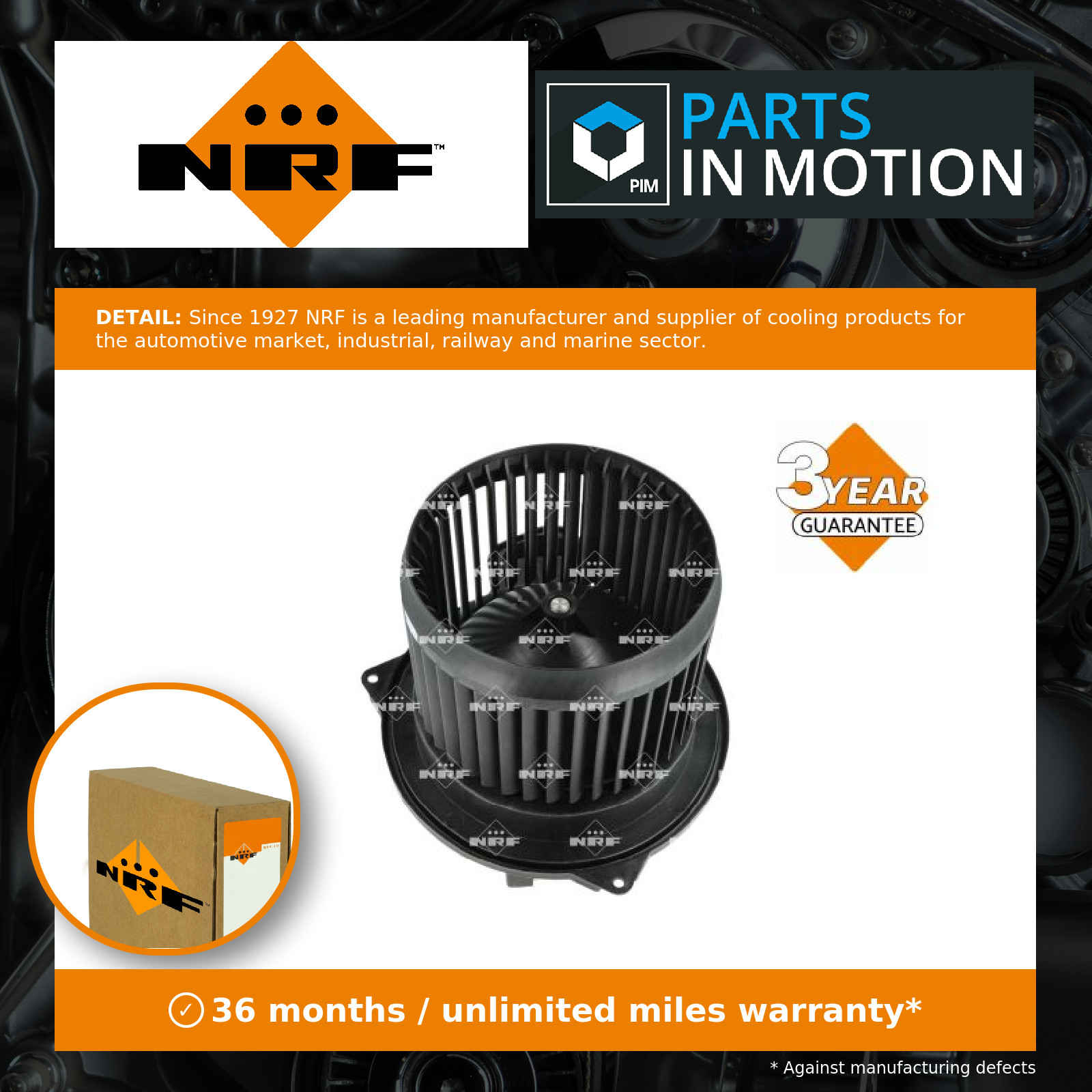 Interior Blower Motor fits FIAT 500 312 1.4 2007 on 169A3.000 Heater NRF Quality - Image 14