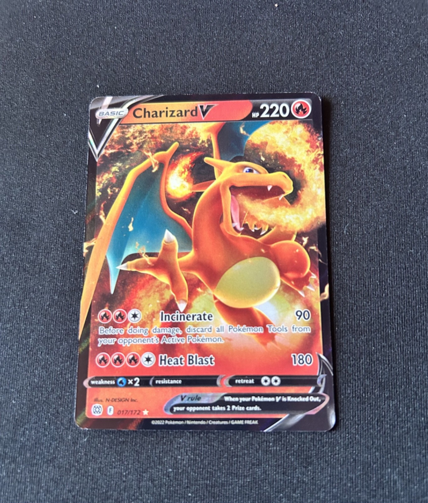 Charizard V 017/172 Swsh09: Brilliant Stars Holo