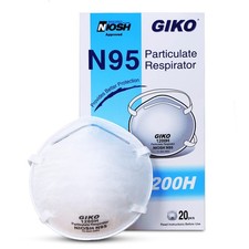 N95 Face Mask - 20Pcs Cup Dust Safety Masks, N95 Protective Mask, Protection ...