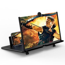 16" Screen Magnifier for Mobile Phone,3D HD Cell Phone Magnifying Projector S...