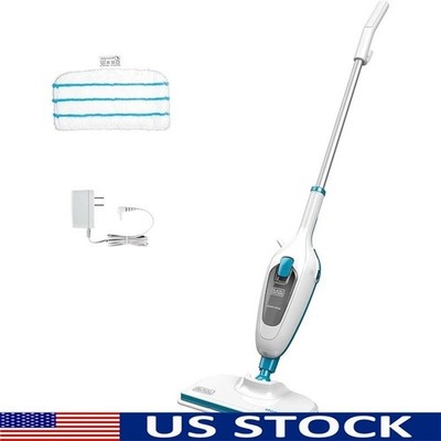 Steam Mop Quick Heat Swivel Head Microfiber Pad 12FT Cord No Chemicals New