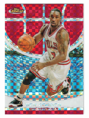 2005-06 Topps Finest #98 Ben Gordon RED X-Fractor # d 015/139 - Nice card - HTF!