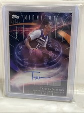 2025-26 Topps Midnight Auto 40/75 Tristen Newton Stroke of Midnight