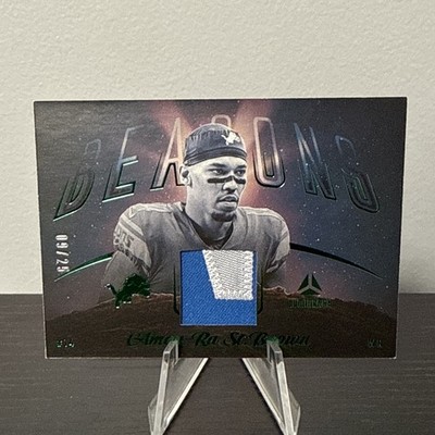 Panini 2023 Luminance Beacons Relics Amon-Ra St. Brown Patch /25 B-19 Lions