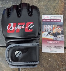 BRANDON MORENO Signed Autographed UFC Glove 1st Mexican Champ MMA Auto JSA COA