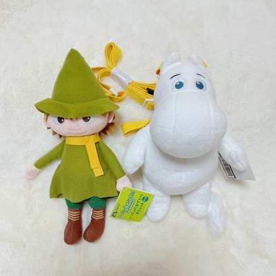 Moomin Valley Friends Go Out plush doll Pochette bag Moomin Snufkin set Taito