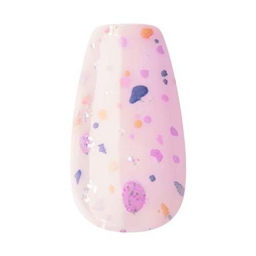 Press On Nails Kit 30 Count Purple Coffin Shape Easy Application Manicure Set - Picture 7 of 9
