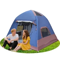 Inflatable Camping Tent 2 Person, 60 Seconds Blow Up Waterproof PU3000mm