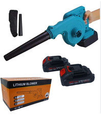 Soffiatore ad Aria per Foglie Polvere Elettrico con 2 Batterie 48V Giardinaggio