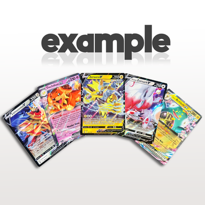 Near Mint English Pokemon TCG 5x Ultra Rare V/EX Pokemon Cards Pack - No  Duplicates, Near Mint Or Better Condition Ultra Rare Pokemon Cards