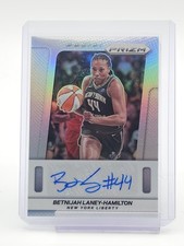 BETNIJAH LANEY-HAMILTON 2025 PRIZM WNBA SILVER AUTO #TB-BLH NY LIBERTY Q2277