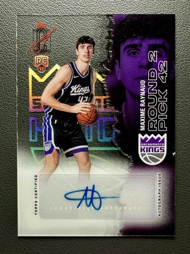 2025 Topps Signature Maxime Raynaud Base (RAW)