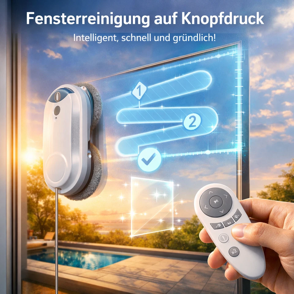 Osmo™ RoboClean Fensterputzroboter Fensterroboter Fensterreinigungsroboter - Bild 3 von 4