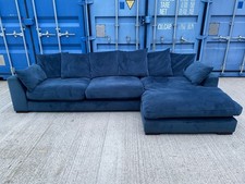 DFS Blue Corner Sofa Chaise Large 3m – DELIVERY – M35 Manchester