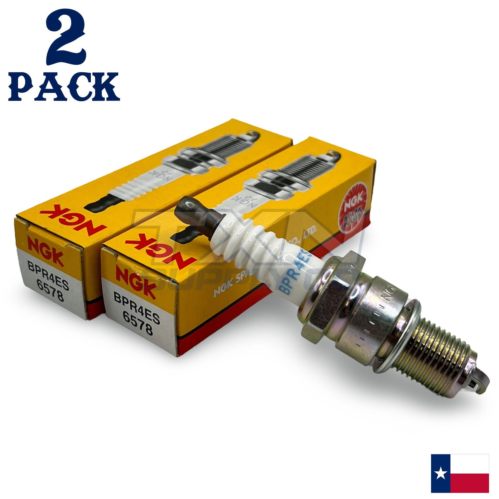 NGK 6578 Spark Plug BPR4ES - 2 Pack