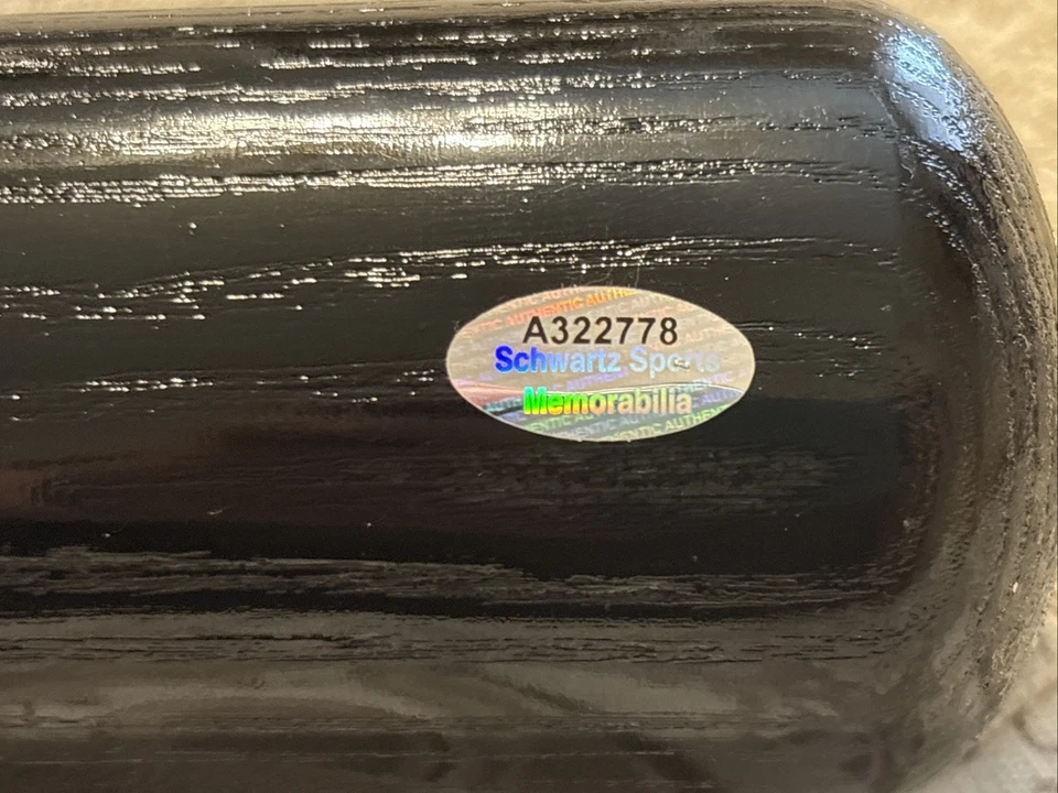 Tim Anderson AUTO Rawlings Adirondack Pro Big Stick Pro Schwartz COA MARLINS - Image 4 of 4