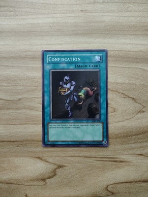 Yu-Gi-Oh! - Confiscation ( Magic Card ) - Super Rare / Holo - MRL-038 