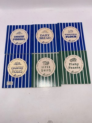 The National Trust Recipe Booklets Lot 6 Vintage Country Puddings Daily Bread