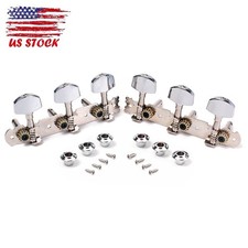 Acoustic Classical Guitar Tuning Pegs String Tuners Machine Heads Chrome USA