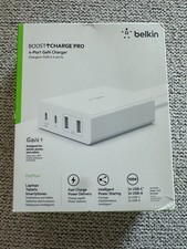 Belkin Boost Charge Pro 4-Port GaN Charger New in Box