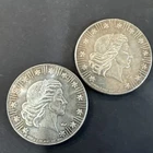 Two 1 oz Silver Round World Wide Mint 1981 American Eagle WWM Vintage .999 Fine