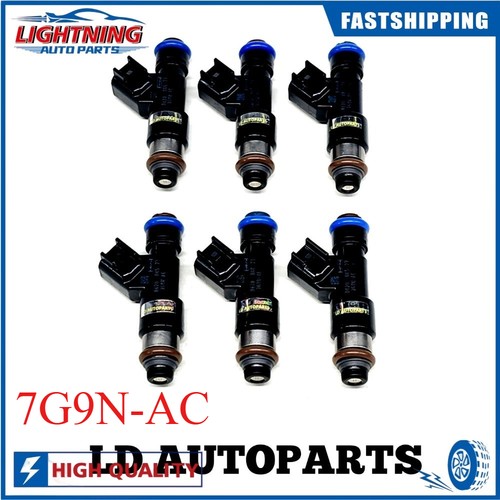 New 6-piece set Original fuel injector 7G9N-AC for 2008 - 2016 Volvo XC60 3.0L