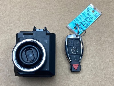 2012-2016 MERCEDES SLK250 SLK350 IGNITION SWITCH MODULE KEY FOB SET OEM LOT777