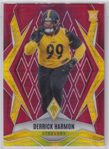 2025 Panini Phoenix #241 Derrick Harmon Red Hyper Prizm #/399