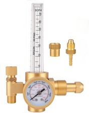 CGA580 MIG TIG Argon CO2 Regulator, 0-4000 PSI, 0-60 CFH Flow Meter