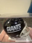 Rodney Hampton Signed Giants Mini Helmet Super Bowl XXV Champs COA With Case