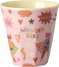 Rice by Rice Melamine Kids Cup With Hero Prin...