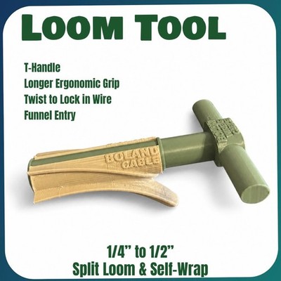 Split Loom Tool Wire Insertion Installation T-Handle Puller Self-Wrap Feeder NEW