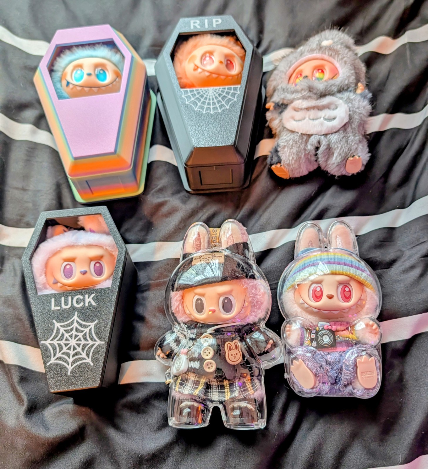 Labubu & Lafufu Dolls and Accessories Lot