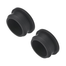 Silicone Snap in Locking Hole Plugs, Seal Cover Panel Round 28mm Black,2Pcs