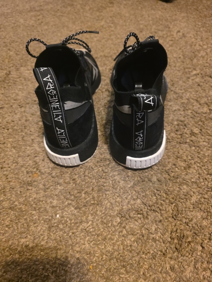 Adidas Men's Juice X Nmd_Racer Primeknit 'Juice' - Black - Low-top sneakers - 9 View 4