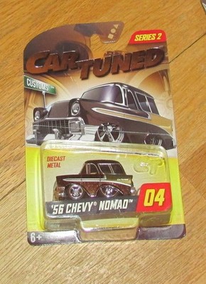Car Tuned Series 2  #04  '56 Chevy Nomad Black/Gold Walgreen Exclusive