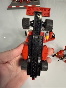 Vtg LEGO Racers: Ferrari F1 Fuel Stop (8673) Set Complete 2006 Retired