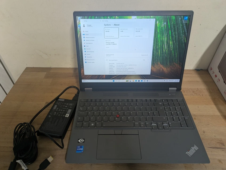 Lenovo ThinkPad P16 G1 · i7-12800HX · 64GB · 1TB, photo 1 of 5