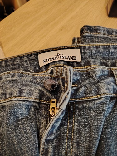 Blue Stone Island Denims Jeans taglia XL /34 regular mai indossati - Imagen 7 de 8