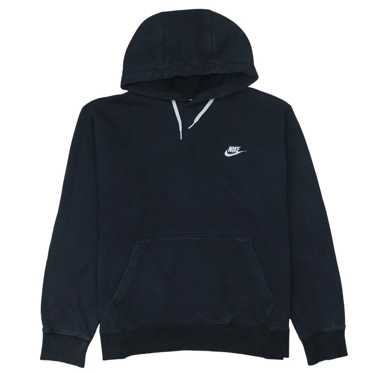 Nike Womens Black XS Pullover Hoodie Cotton Blend Casual Sportswear