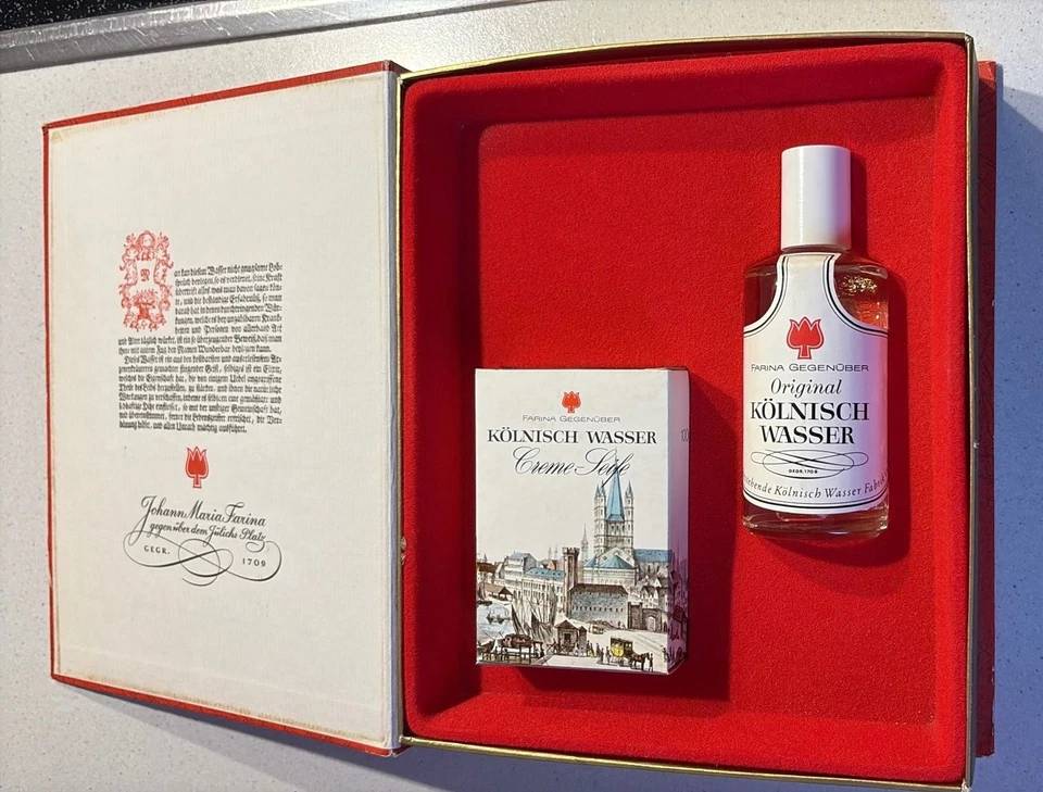 Vintage Parfüm Johann Maria Farina&Co original Flakon mit verpackung sehr selten - Bild 1 von 4